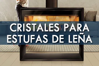 cristal para estufa de leña